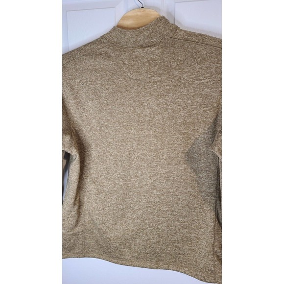 Outdoor Life Size XL Elbow patches, front pocket w Snap Sweater 1/4 Snap Closure - Picture 2 of 4